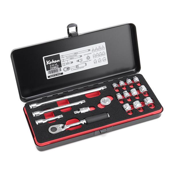 Ko Ken コーケン Z Eal 6 3sq 17点 ソケットレンチセット 2286z Ehime Machine 通販 Paypayモール