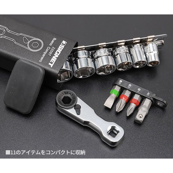 数量限定特別セット クニペックス シグネット 携行工具セット 特注ラジオペンチ+ミニラチェットセット 2615-200S-22097SET｜ehimemachine｜08