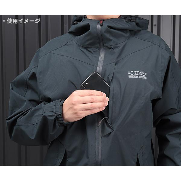 ジーベック（XEBEC） C.ZONE 32000-19-L レインウェア 上下セット