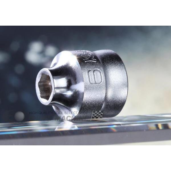 Ko-ken（コーケン） Z-EAL 9.5sq. 6角 スタンダードソケット サイズ6mm