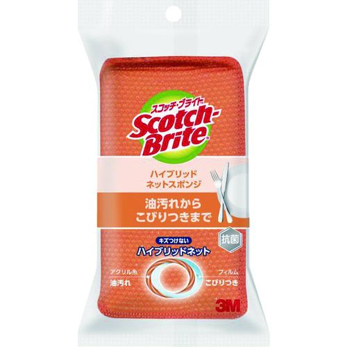 3M スコッチ・ブライト ハイブリッドネットスポンジ オレンジ HBNT-75E スリーエム : エヒメマシン Yahoo!ショッピング店 ...