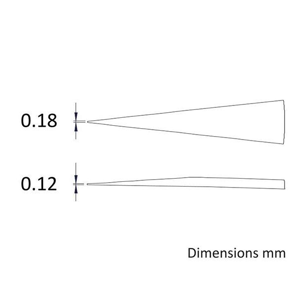 日本正規品 アイデアルテック カーボンスチール製 高精度ピンセット (3.C.0.IT)(7640174711802) ideal-tek | IDEAL-TEK | 02