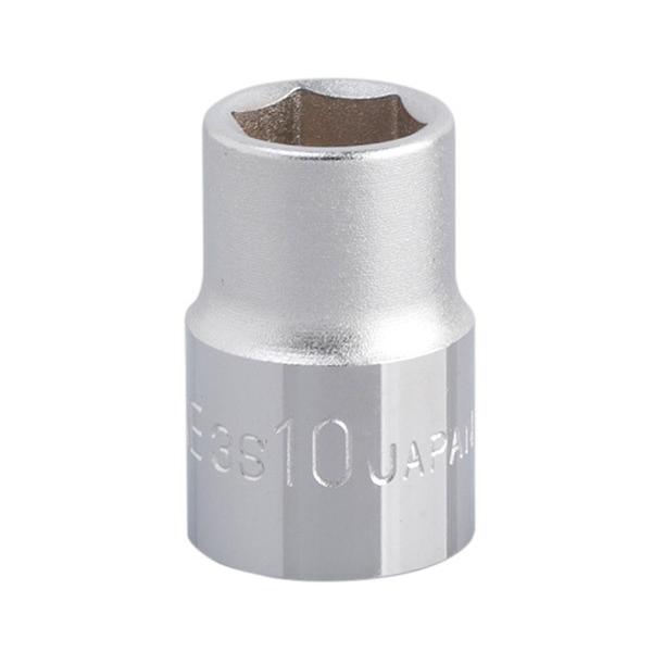TONE（トネ） ソケット(6角) 対辺寸法10mm 全長26mm (3S-10