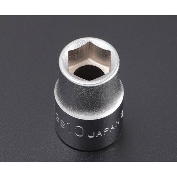TONE（トネ） ソケット(6角) 対辺寸法10mm 全長26mm (3S-10