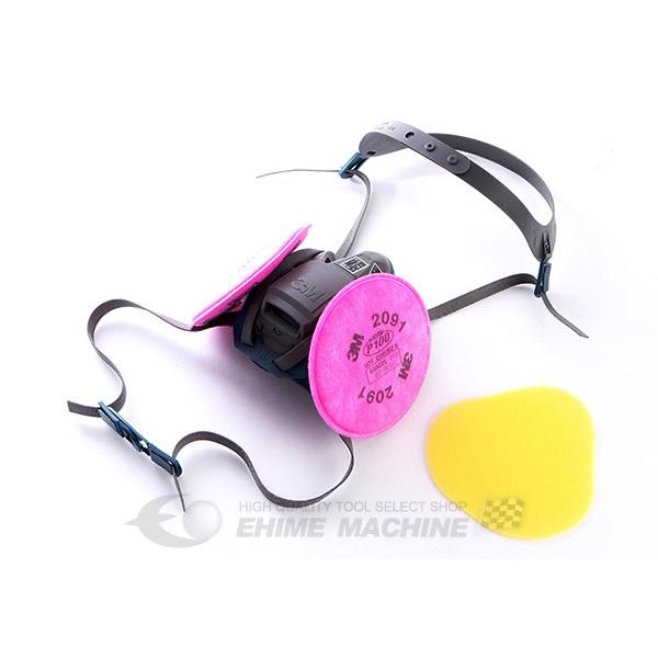3M スリーエム 取替式防じんマスク 6500QL/2091-RL3 Mサイズ