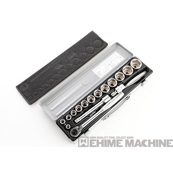 TONE ソケットレンチセット 差込角12.7mm 17pcs 6角(10mm