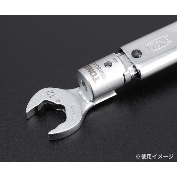 TONE 差替式トルクレンチ用クイックスパナヘッドセット (新品） TONE（トネ） 差替式トルクレンチ用クイックスパナヘッド 全長45.5mm