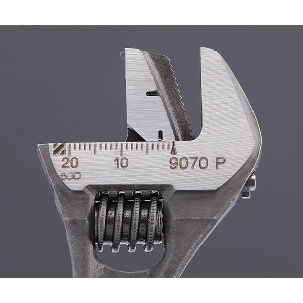 BAHCO（バーコ） 日本正規品 パイプレンチ兼用モンキーレンチ 最大口