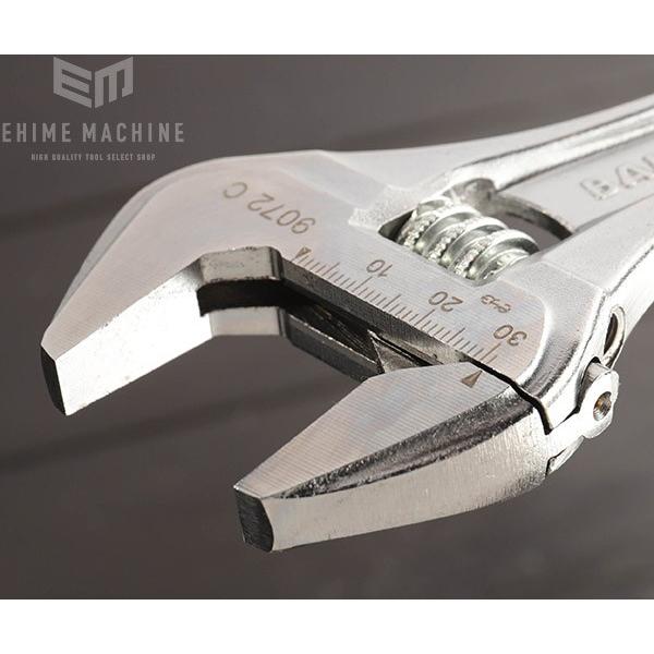 BAHCO（バーコ） 日本正規品 モンキーレンチメッキ 全長257mm (9072C