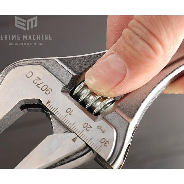 BAHCO（バーコ） 日本正規品 モンキーレンチメッキ 全長257mm (9072C