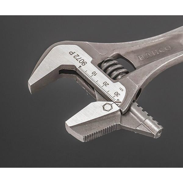 BAHCO（バーコ） 日本正規品 パイプレンチ兼用モンキーレンチ 最大口