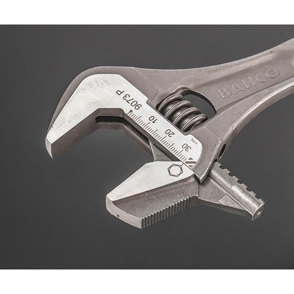 BAHCO（バーコ） 日本正規品 パイプレンチ兼用モンキーレンチ 最大口