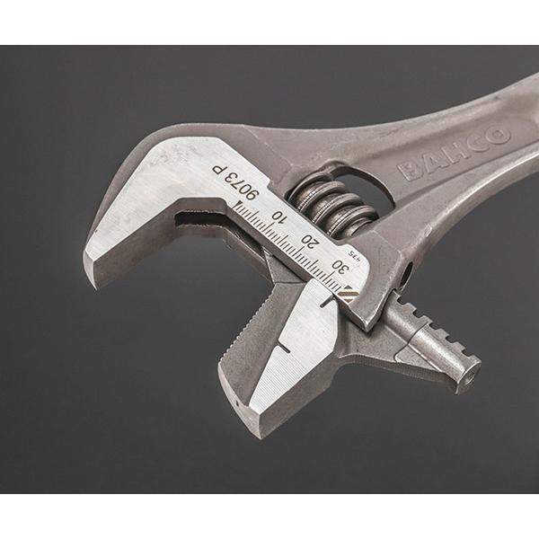 BAHCO（バーコ） 日本正規品 パイプレンチ兼用モンキーレンチ 最大口