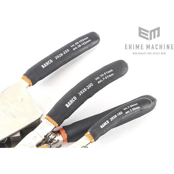BAHCO バーコ 穴軸兼用スナップリンクプライヤー 2928-200 4917 BAHCO（バーコ） 日本正規品 スナップリングセット (9938