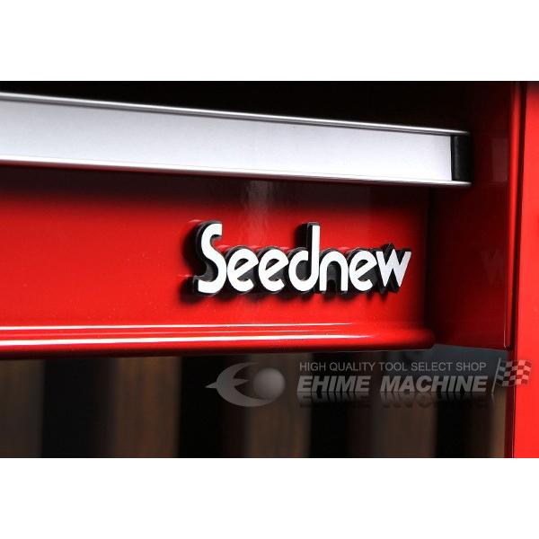 [メーカー直送業者便]SEEDNEW シーズニュー プロユースサービスカート(小物入れ付ツールカート) A30201C｜ehimemachine｜04