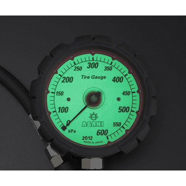 旭産業　600KPa型ポータブルエアゲージ　AGE-600 旭産業 アサヒ ゲージボタルEX600本体 乗用車向け 600kPa タイヤゲージ