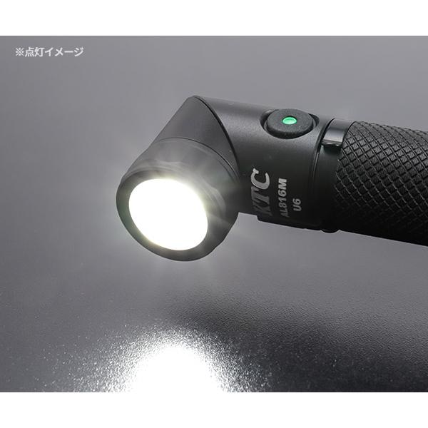 KTC [26AW新商品] 充電式LEDフレキシブルライト 700lm 80g 首振り90度