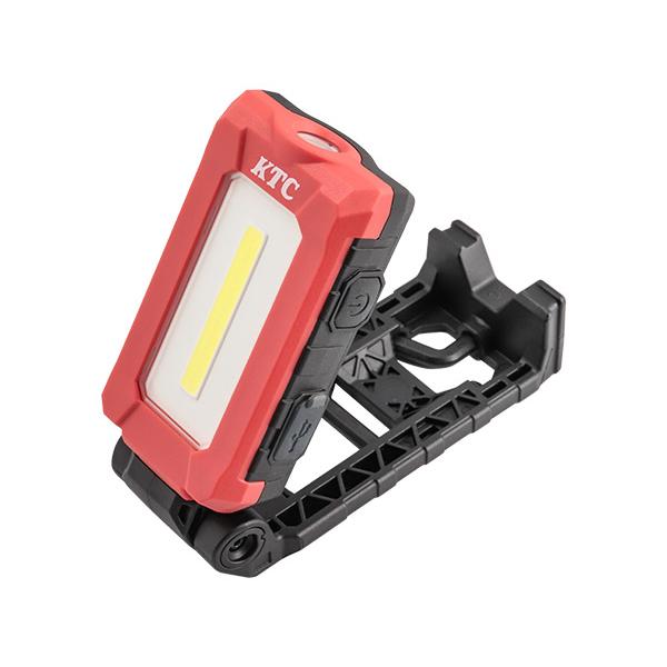 KTC 充電式LED折りたたみライト 600lm／IP65／マグネット＆フック付き