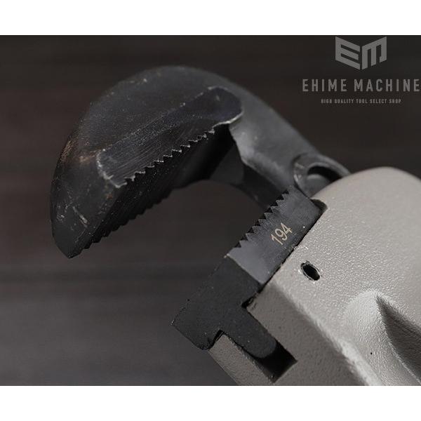 TONE（トネ） パイプレンチ(アルミ製) 全長412mm 口開き85mm (ALPW-450