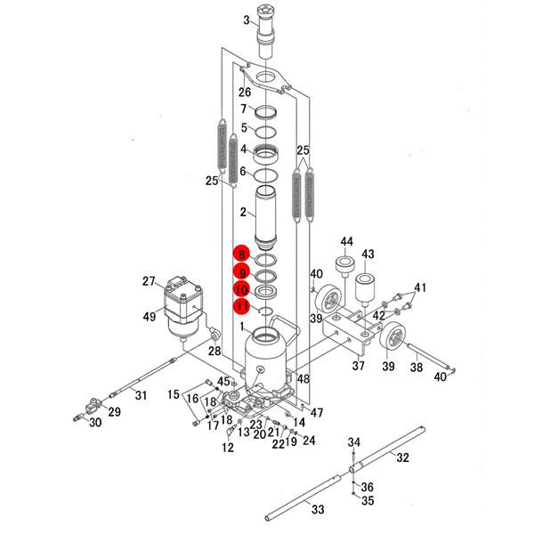 [メーカー直送品] MASADA APJ-250用パーツ【 ラムOリングセット 】 AP25-RP :apj-250-rp:エヒメマシン ...