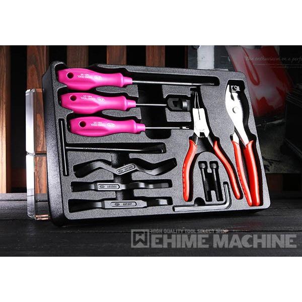 KTC ブレーキツールセット (ドラムブレーキ用)12PC 11点 (ATBX12) 京都