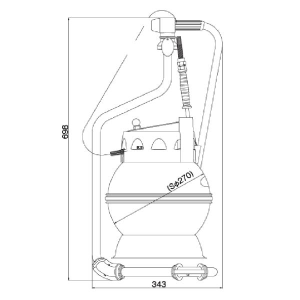 車　タイヤ用エアーキャリー エアーキャリー ATC-99L｜ヤマダコーポレーション
