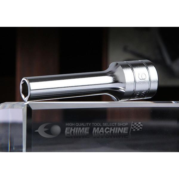 KTC ディープソケット 差込角9.5mm(9.5sq.)(3/8) サイズ6mm 六角 (B3L