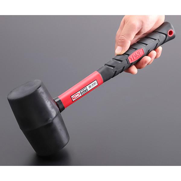 TONE（トネ） ゴムハンマー 1.5ポンド 全長330mm (BHAG-15