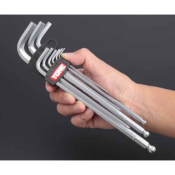 TONE（トネ） ボールポイント六角棒レンチセット マスターツールロング