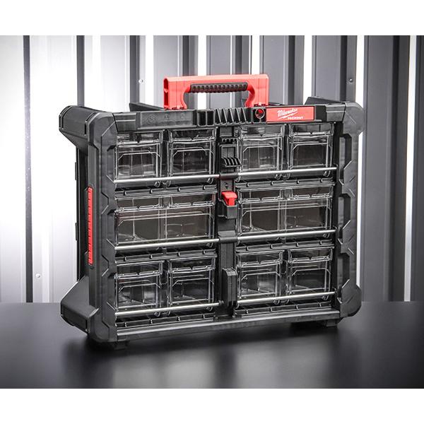 ミルウォーキー✩オーガナイザー Ｓ ブラック✩１個 Milwaukee（ミルウォーキー） 日本正規品 PACKOUT パーツキャビネット