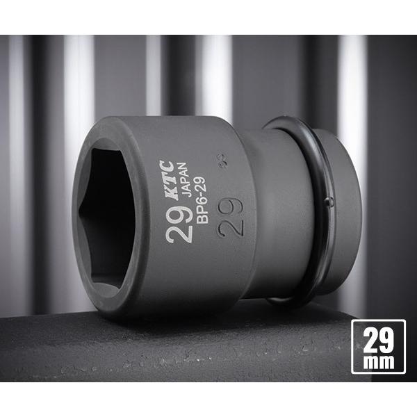 KTC KTC 19.0sq.インパクトレンチ用ソケット（標準）ピン・リング付 BP6-29P : エヒメマシン Yahoo!ショッピング店 ...