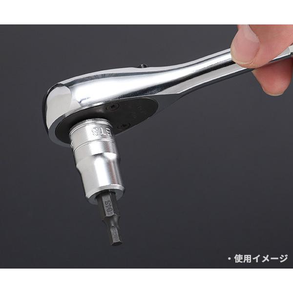 KTC KTC BT3-04S ショートヘキサゴンビットソケット 差込角9.5mm