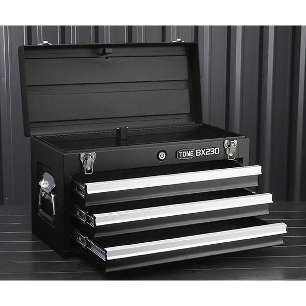 ポイント5倍] TONE 片開きツールケース ブラック BX230BK トネ 工具