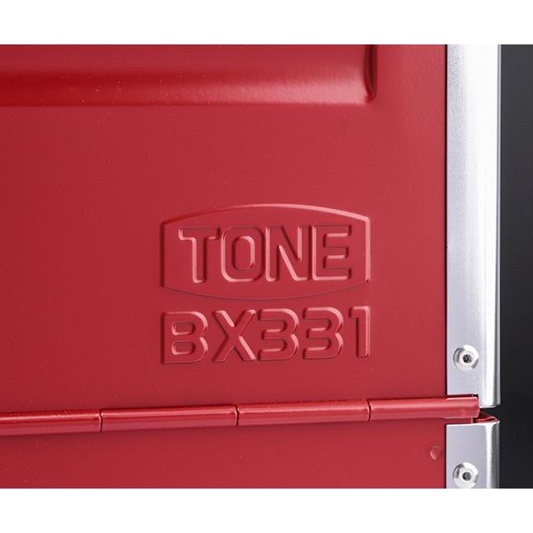 TONE 両開きツールケース レッド BX331 トネ 工具 TONE 両開きツールケース レッド BX331 トネ 工具