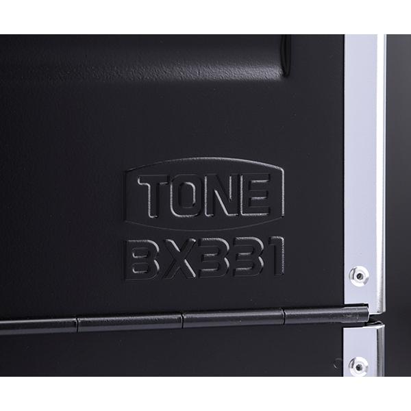 TONE 両開きツールケース ブラック BX331BK トネ 工具｜ehimemachine｜06