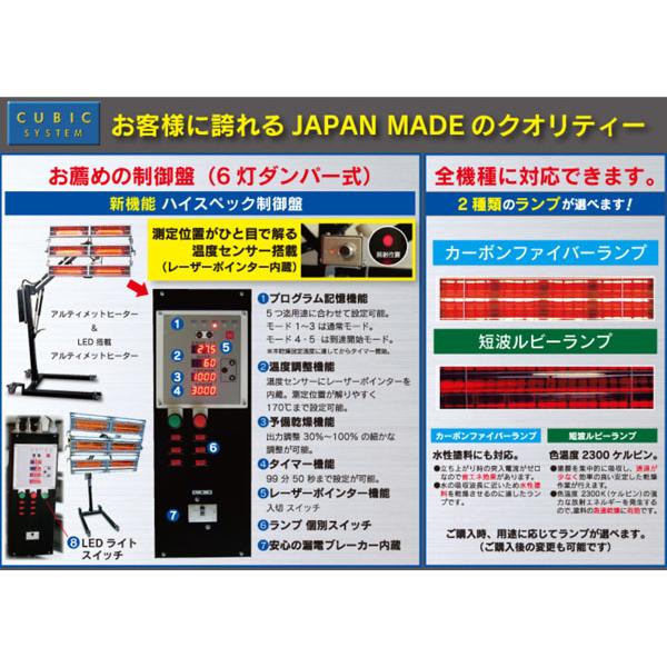 受注生産/別途送料必要][法人様限定] キュービック LEDライト搭載 6灯