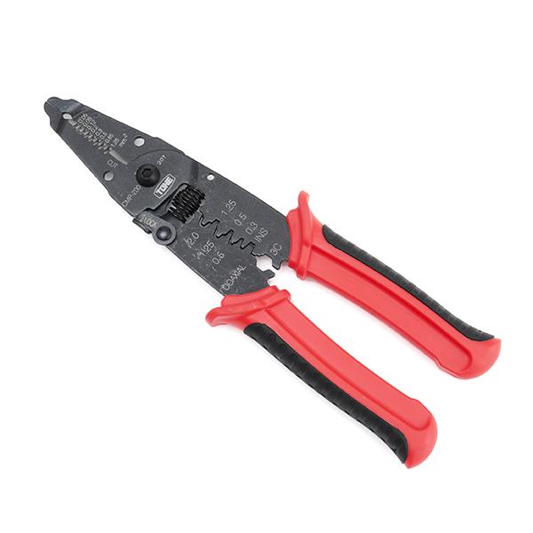 TONE 手動圧着工具 電工ペンチ 全長220mm (CMP-200)(4953488384437) トネ | TONE | 01