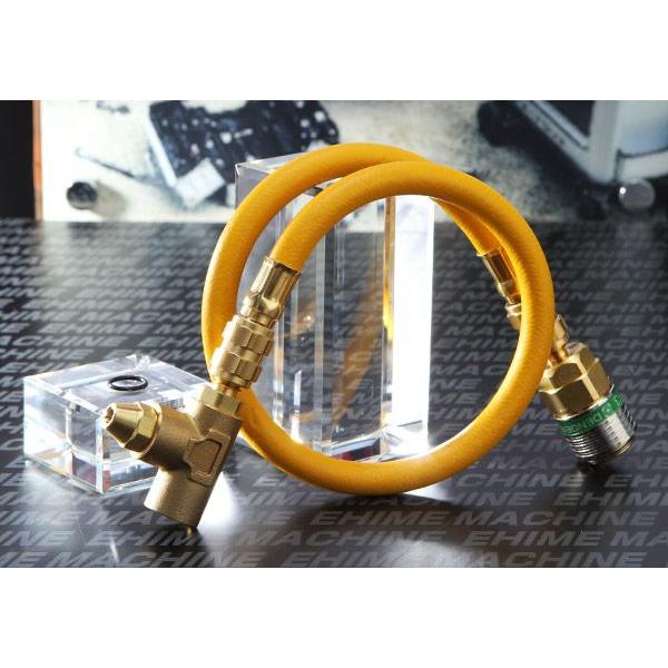 電気クレンジング デンゲン HFC-134aオイル入りガス缶補充キット 低圧クイックカプラ付