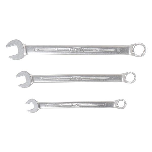 TONE（トネ） コンビネーションスパナセット 3点セット メッキ処理