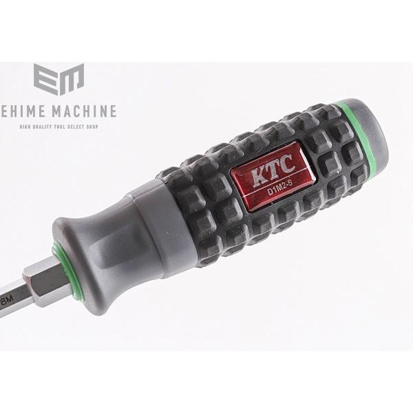 KTC KTC D1M2-5 樹脂柄ドライバ マイナス貫通タイプ 5mm幅マイナス