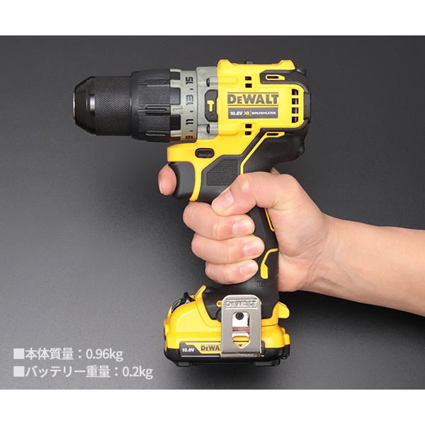DEWALT DCD706D2-JP 10.8V ブラシレス・振動ドリルドライバー DEWALT DCD706D2-JP 10.8V ブラシレス・振動ドリルドライバー