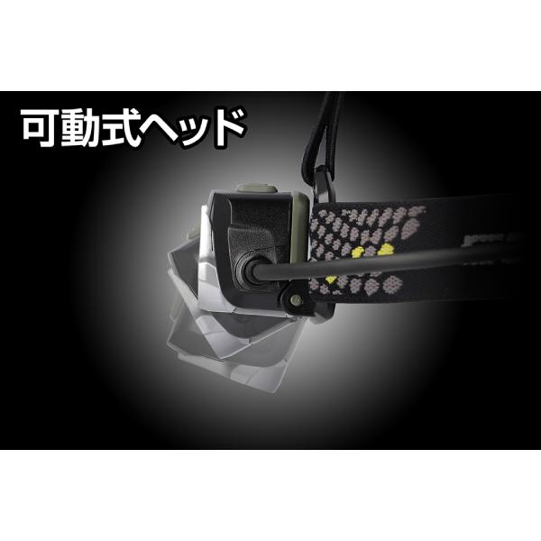 Drag Forceシリーズ ジェントス LEDヘッドライト ドラグフォース133D