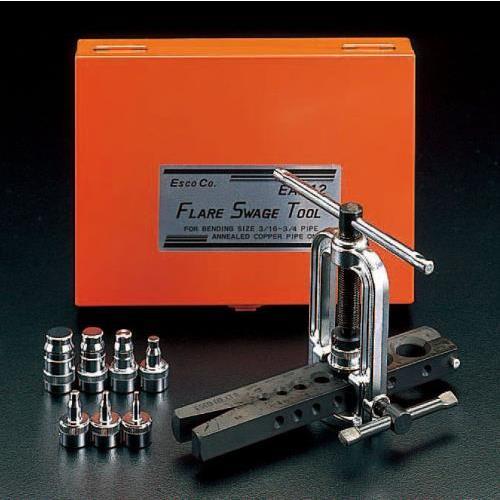 PSA 2点セット ハナコ フレア Webike | ESCO エスコ 3/16 -5/8 フレアーセージングツール(EA212B