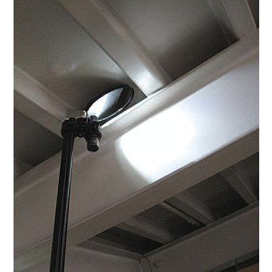 エスコ（ESCO） 80x130mm/0.6-1.0m 伸縮型ミラー(ライト付) EA724BB