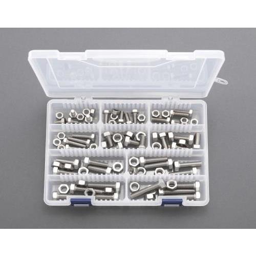 エスコ M6 ・ M8 ユルミ止六角頭ボルト・ナットセット EA949LL-1 ESCO