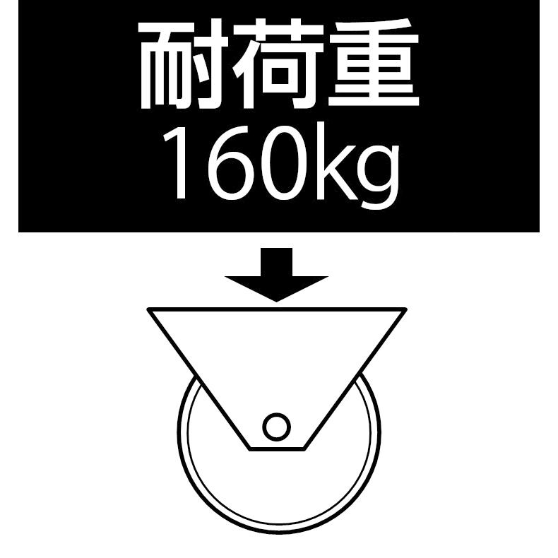エスコ 250x60mm 車輪(ソフトラバータイヤ/スチールリム エスコ 250x60mm 車輪(ソフトラバータイヤ/スチールリム