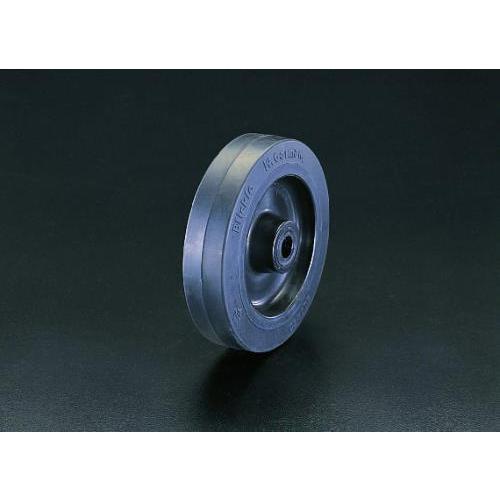 エスコ 250x50mm 車輪(ラバータイヤ・ナイロンリム・ローラーベアリング EA986MJ-250 ESCO