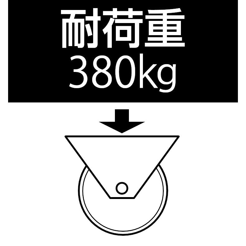 エスコ 75x 40mm 車輪(Bベアリング・ポリアミド製・レール用 エスコ 75x 40mm 車輪(Bベアリング・ポリアミド製・レール用