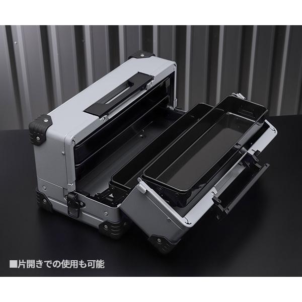 KTC 両開きメタルケース EK-10A シルバー 工具箱 ツールケース KTC 両開きメタルケース EK-10A シルバー 工具箱 ツールケース