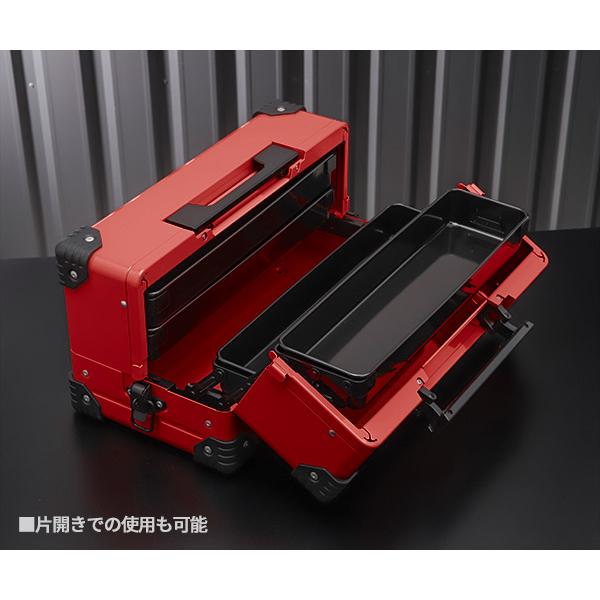 KTC 両開きメタルケース EK-10AR3 レッド 工具箱 ツールケース KTC 両開きメタルケース EK-10AR3 レッド 工具箱 ツールケース